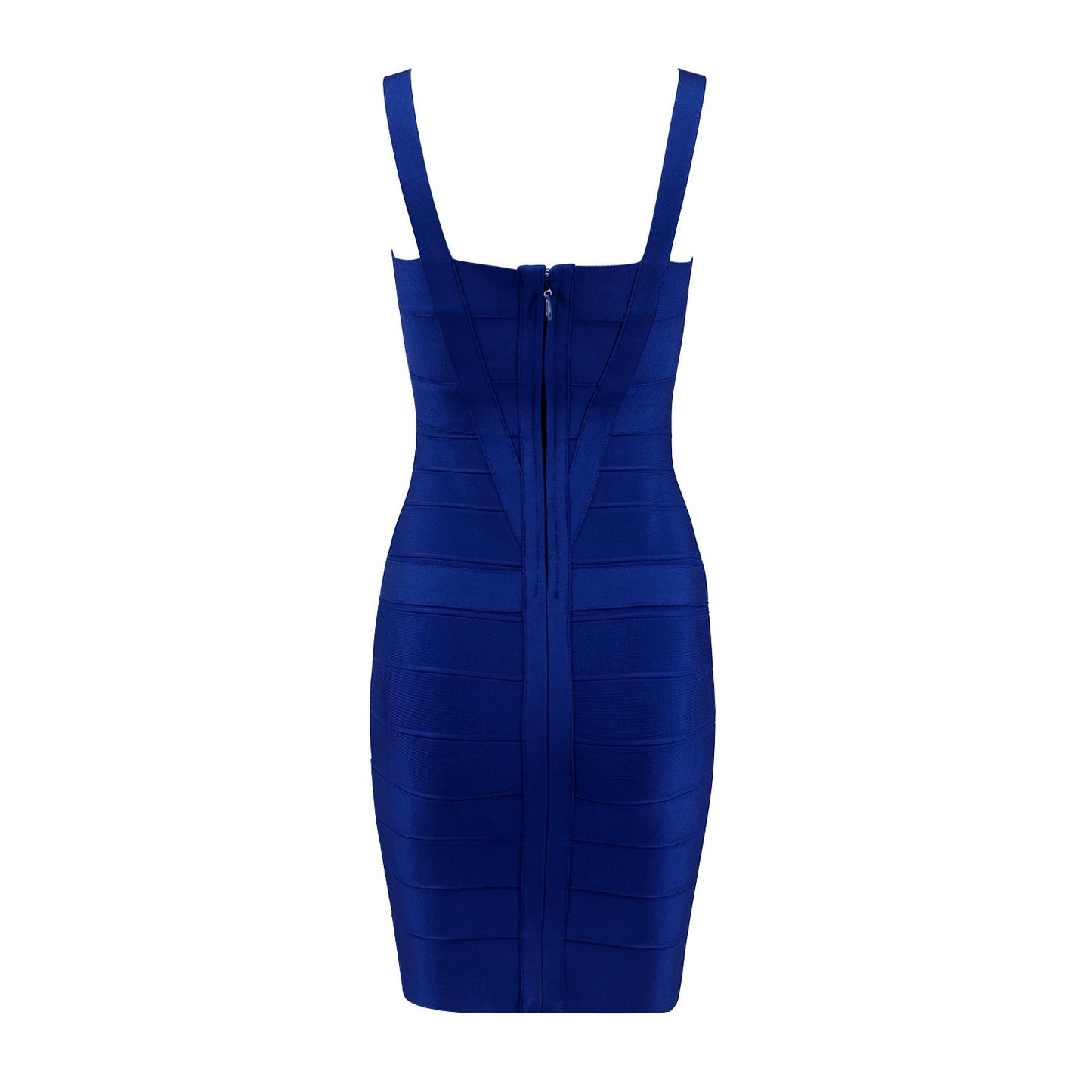Blue Bodycon Dress Midi Length