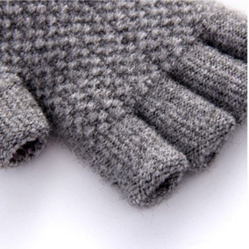 Cashmere Touch Fingerless Gloves Mens and Womens