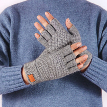 Cashmere Touch Fingerless Gloves Mens and Womens