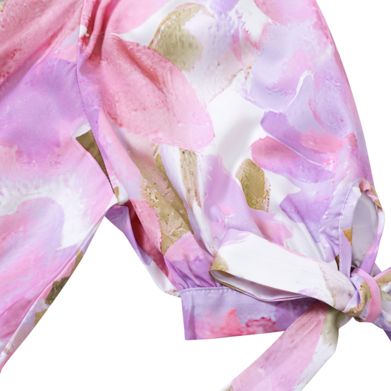 Purple Floral Dress