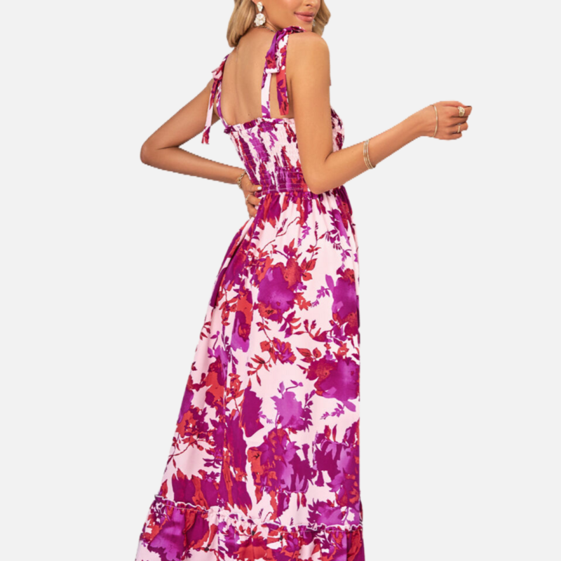 Purple Floral Dress
