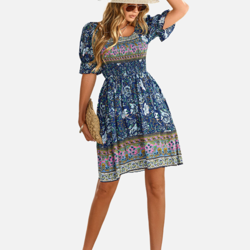 Boho Floral Dress 