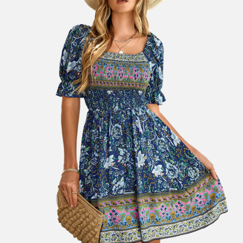 Boho Floral Dress 