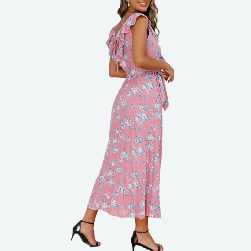 Backless Maxi Dress Boho