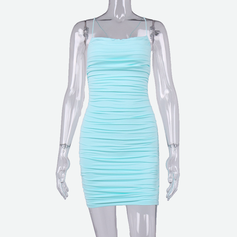 Blue Mini Dress Bodycon