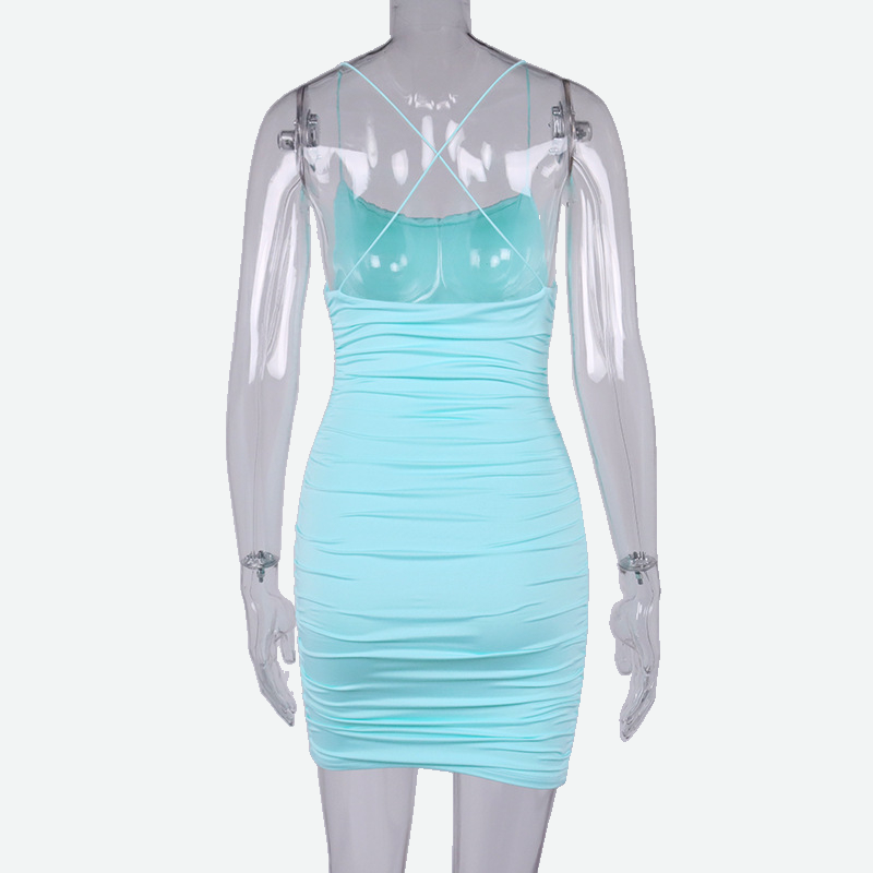 Blue Mini Dress Bodycon