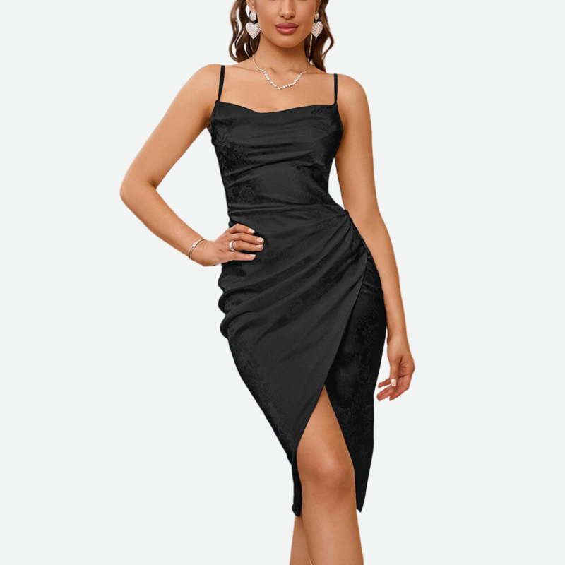 Jacquard Cocktail Dress | Bodycon with Sleeveless