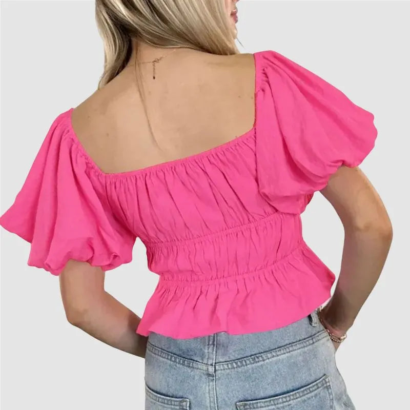 Pink Crop Top