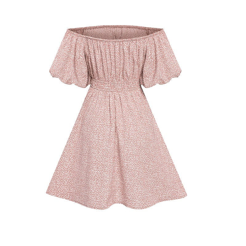 Pink Flower Girl Dresses Off the Shoulder