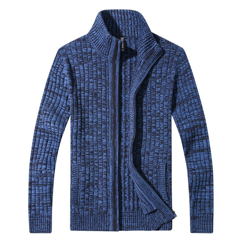 Men's Casual Knit Cardigan Shawl Collar Sweater Jacket