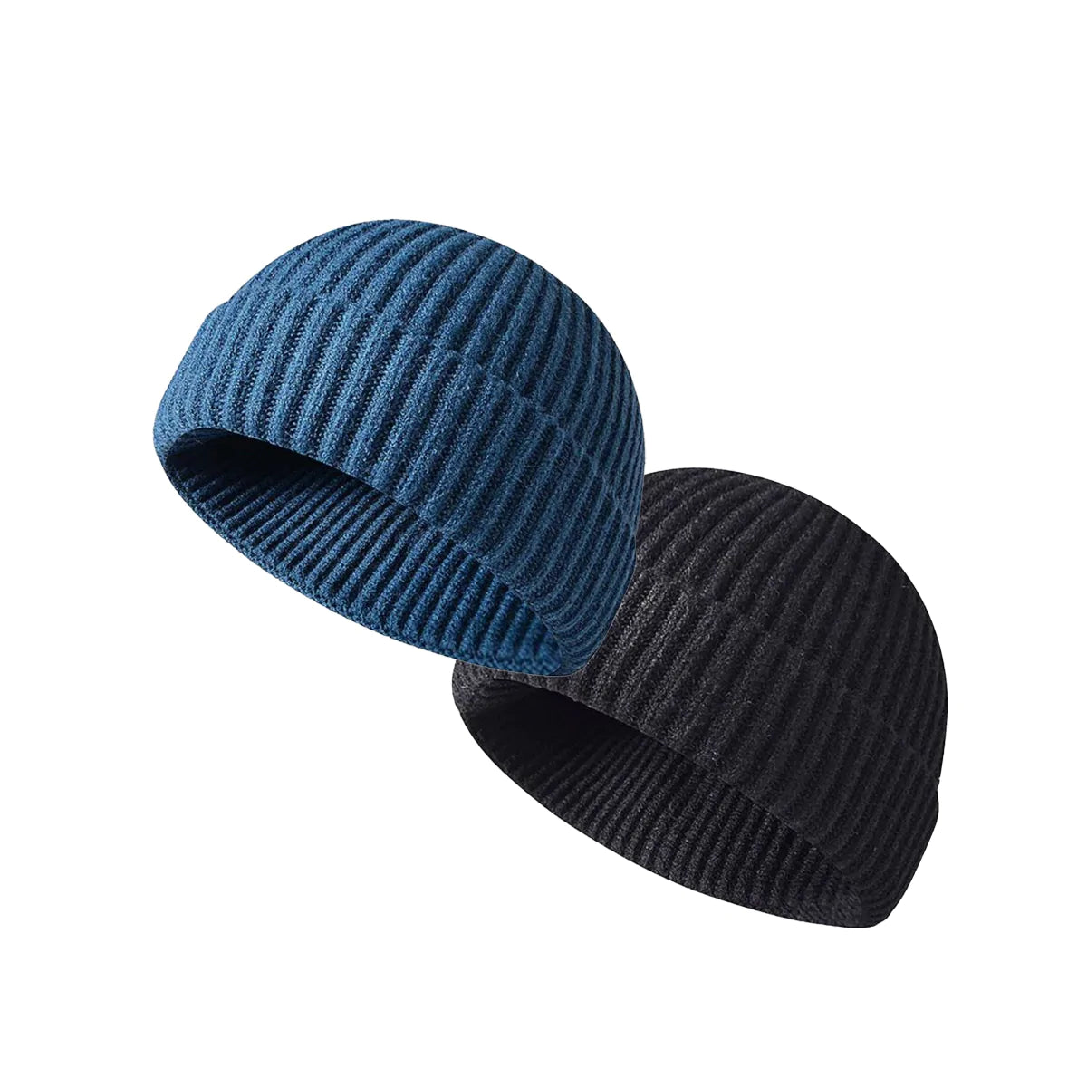 2  in 1 Pack Beanies Rolled Up Watch Cap