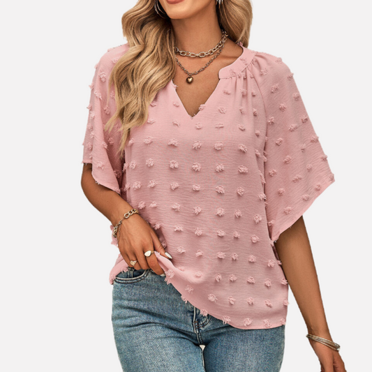 Pink Chiffon Blouse