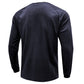 Men's Classi Henley T Shirts Waffle Long Sleeve in Navy Blue