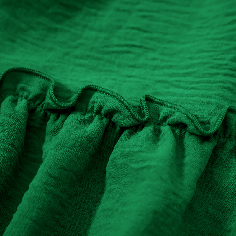 Off Shoulder Green Homecoming Dresses Ruffled