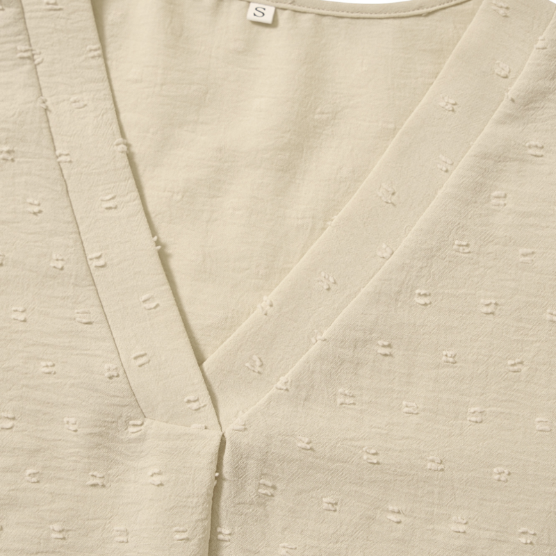 3 4 Sleeve Blouse in Cream