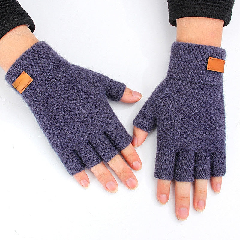 Cashmere Touch Fingerless Gloves Mens and Womens