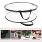 2-Pack Christmas Wreath Storage Bag Clear PVC Plastic with Zippers and Reinforced Handles