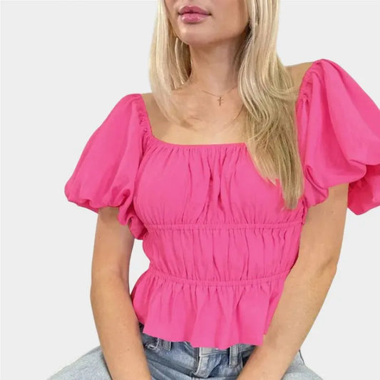 Pink Crop Top