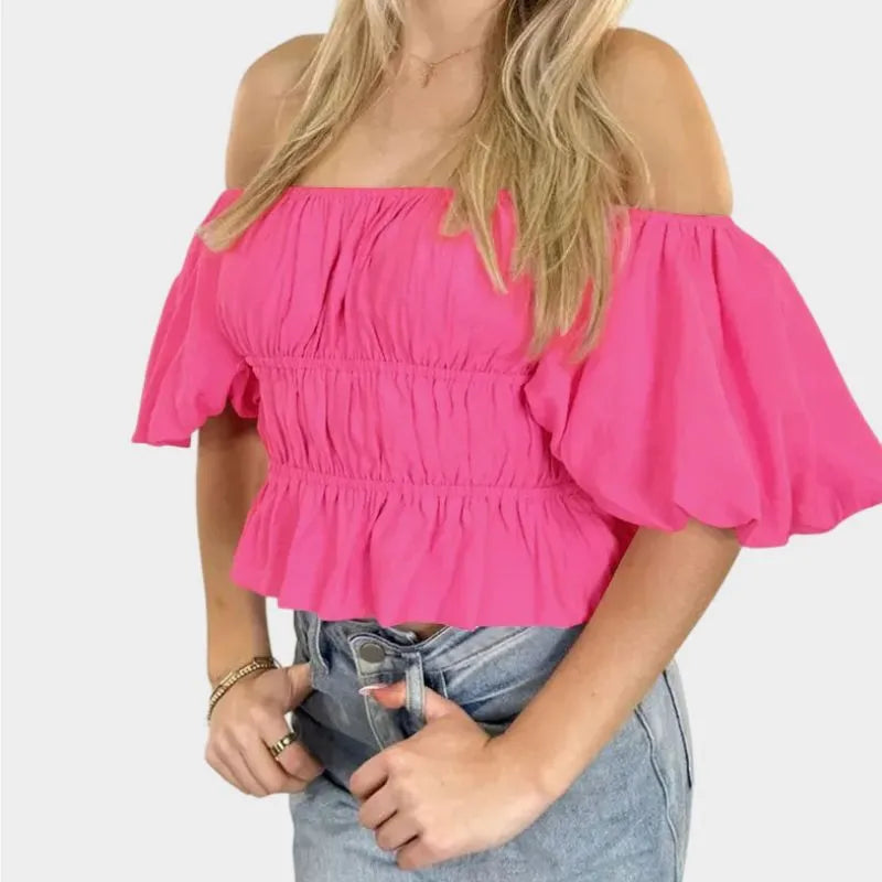 Pink Crop Top