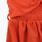 Tie Front Dress Sleeveless Red Dresses