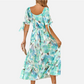 Green Floral Dress
