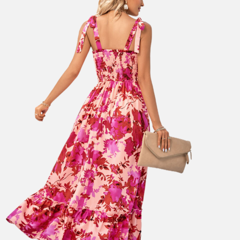 Red Floral Dress