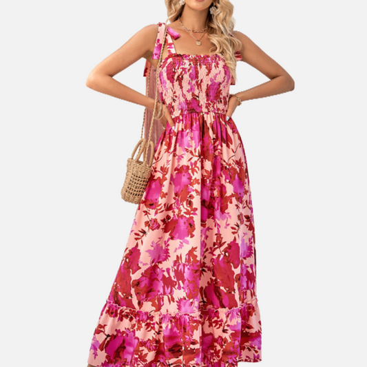 Red Floral Dress