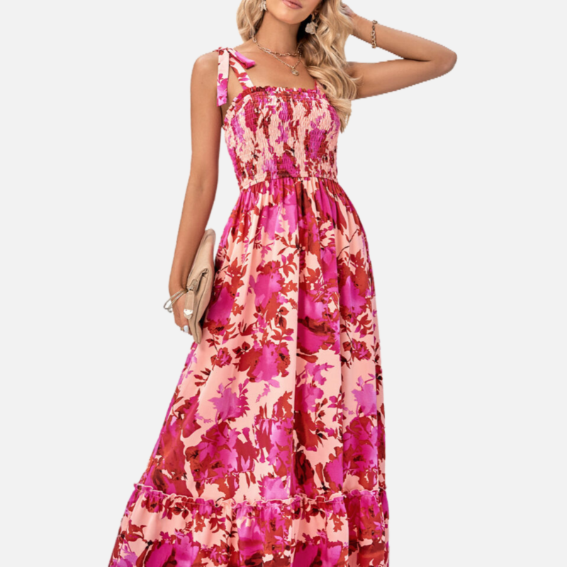 Red Floral Dress
