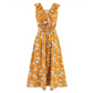 Yellow Floral Maxi Dress