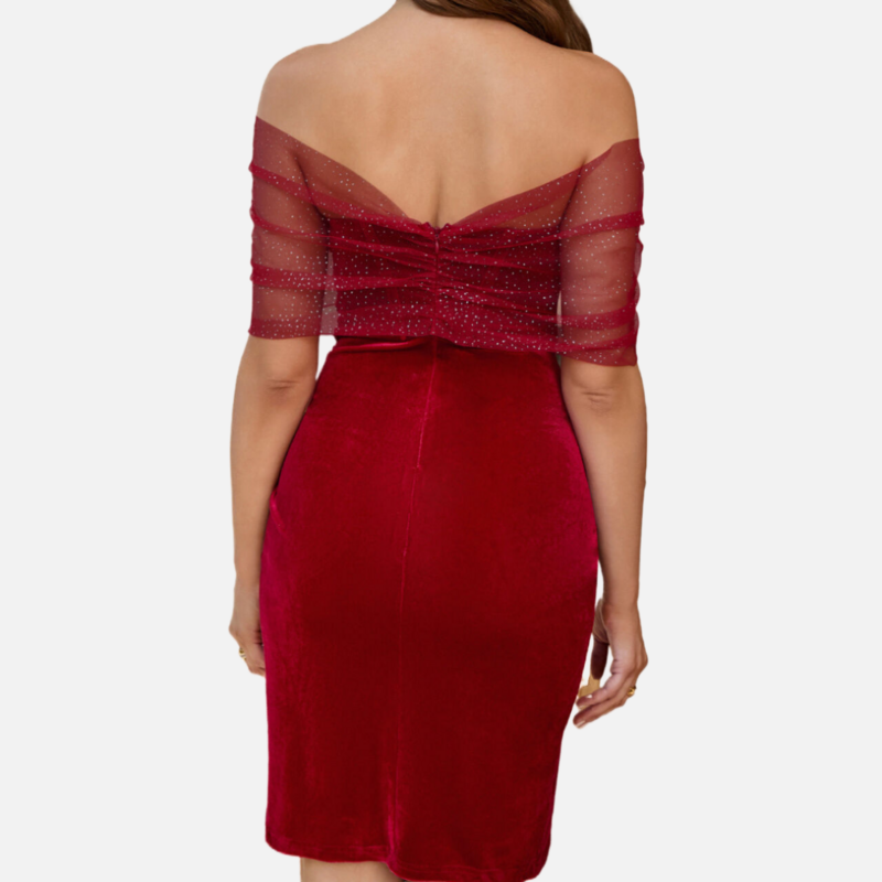 Red Velvet Dress