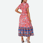 Short Sleeve Maxi Dress Casual 