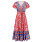Short Sleeve Maxi Dress Casual 