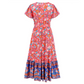 Short Sleeve Maxi Dress Casual 