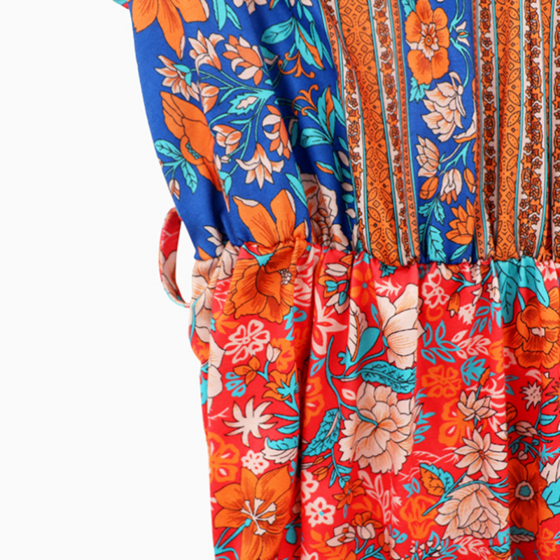 Short Sleeve Maxi Dress Casual 