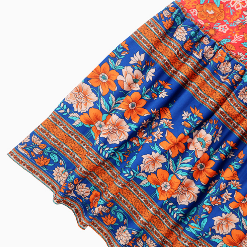 Short Sleeve Maxi Dress Casual 