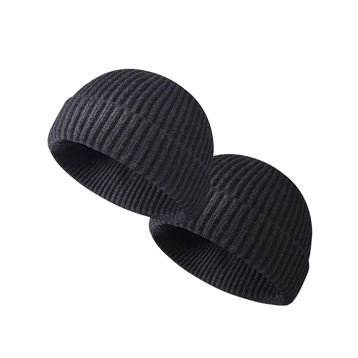 2  in 1 Pack Beanies Rolled Up Watch Cap