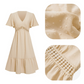 Cream Brunch Dresses Midi Summer Dresses