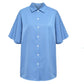 Blue Button Up Shirt Short Sleeve