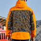 Men's 3-in-1 Waterproof Ski Jacket Hooded Down Linned Snow Coats Snowboarding