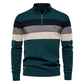 Men's Knitted Sweater Color Block Pullover Stripe