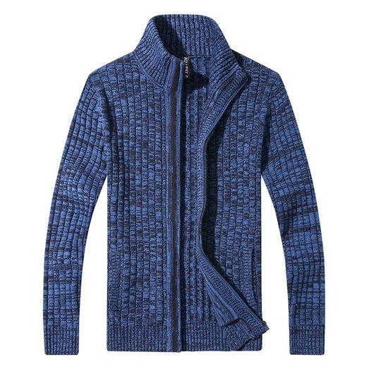 Men's Casual Knit Cardigan Shawl Collar Sweater Jacket