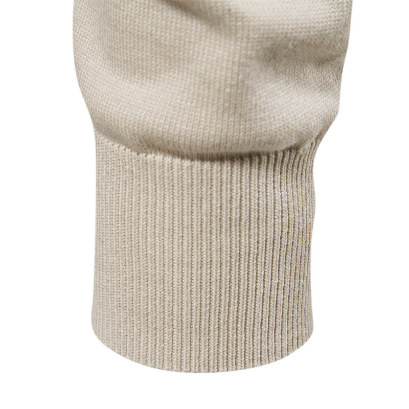 Men's Pullover Long Sleeve Crewneck Knitted Cable