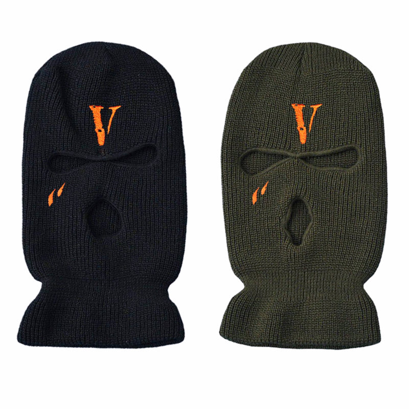 2-Pack 3 Hole Knitted Mask Full Face Cover Ski Balaclava Outdoor