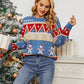 Christmas Pullover Snowmen Print Regular Ugly Christmas Sweater