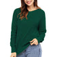 Knit Sweater Backless Sexy Green Sweater
