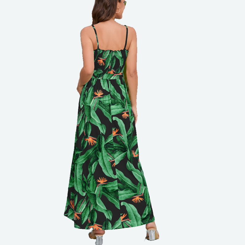 Fit and Flare Cocktail Dress in Green