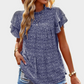 Blue Floral Blouse