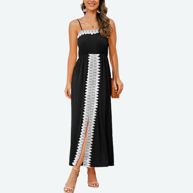 Black Spaghetti Strap Dress