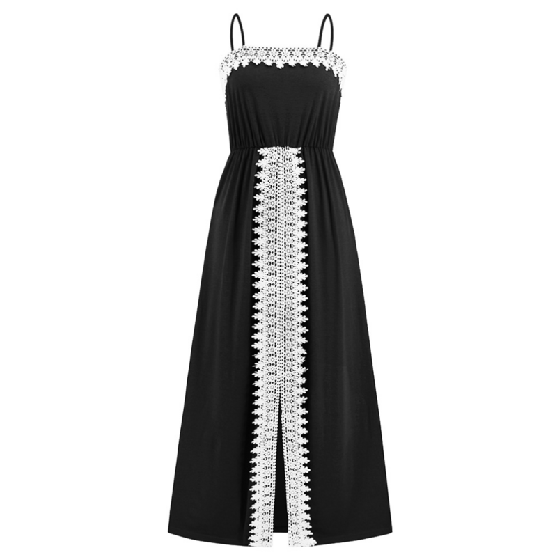 Black Spaghetti Strap Dress