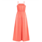 Spaghetti Strap Maxi Dress with Lace